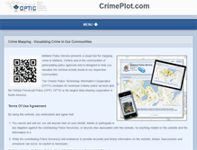 Tablet Screenshot of crimeplot.com